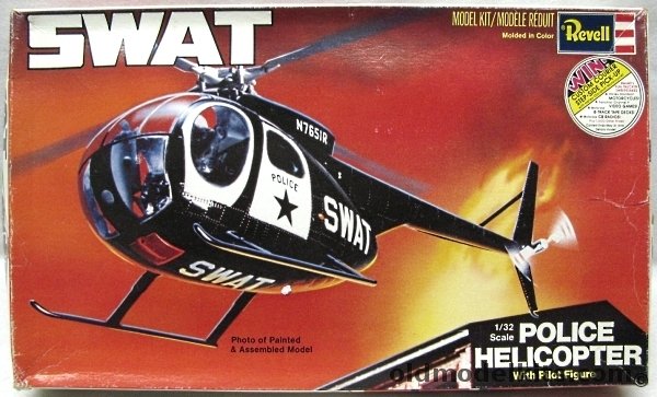 Revell 1/32 SWAT - Hughes 500 (OH-6A Cayuse), H161 plastic model kit